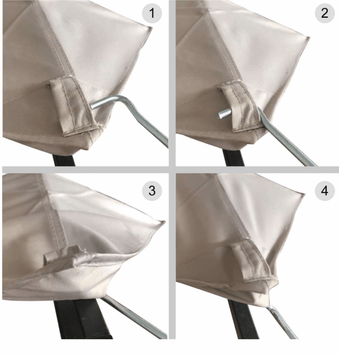8' X 5' Grill Shelter Replacement Canopy roof ONLY FIT for Gazebo Model A111006000 Beige