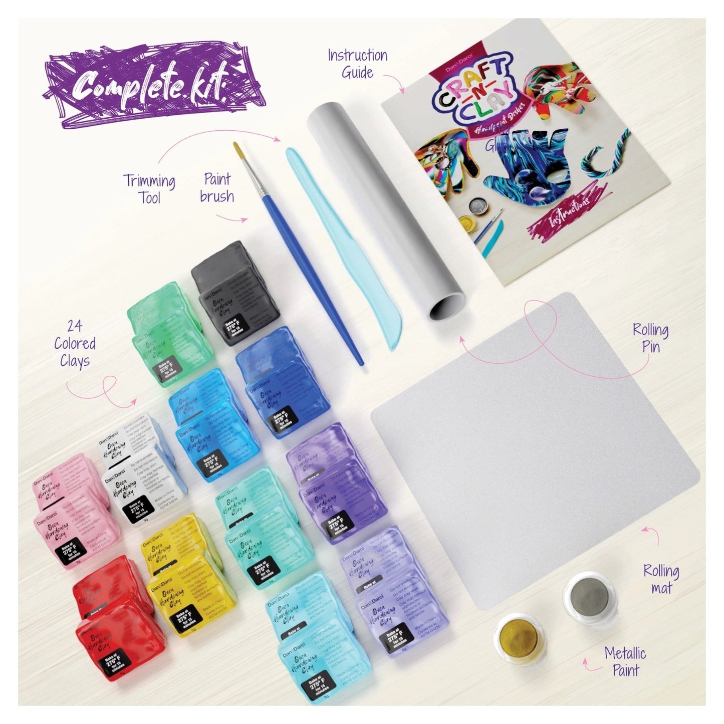 Craft & Clay Handprint Dish Kit