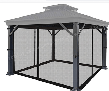 10 X 13 Universal Netting Replacement Gazebo Mosquito Screen