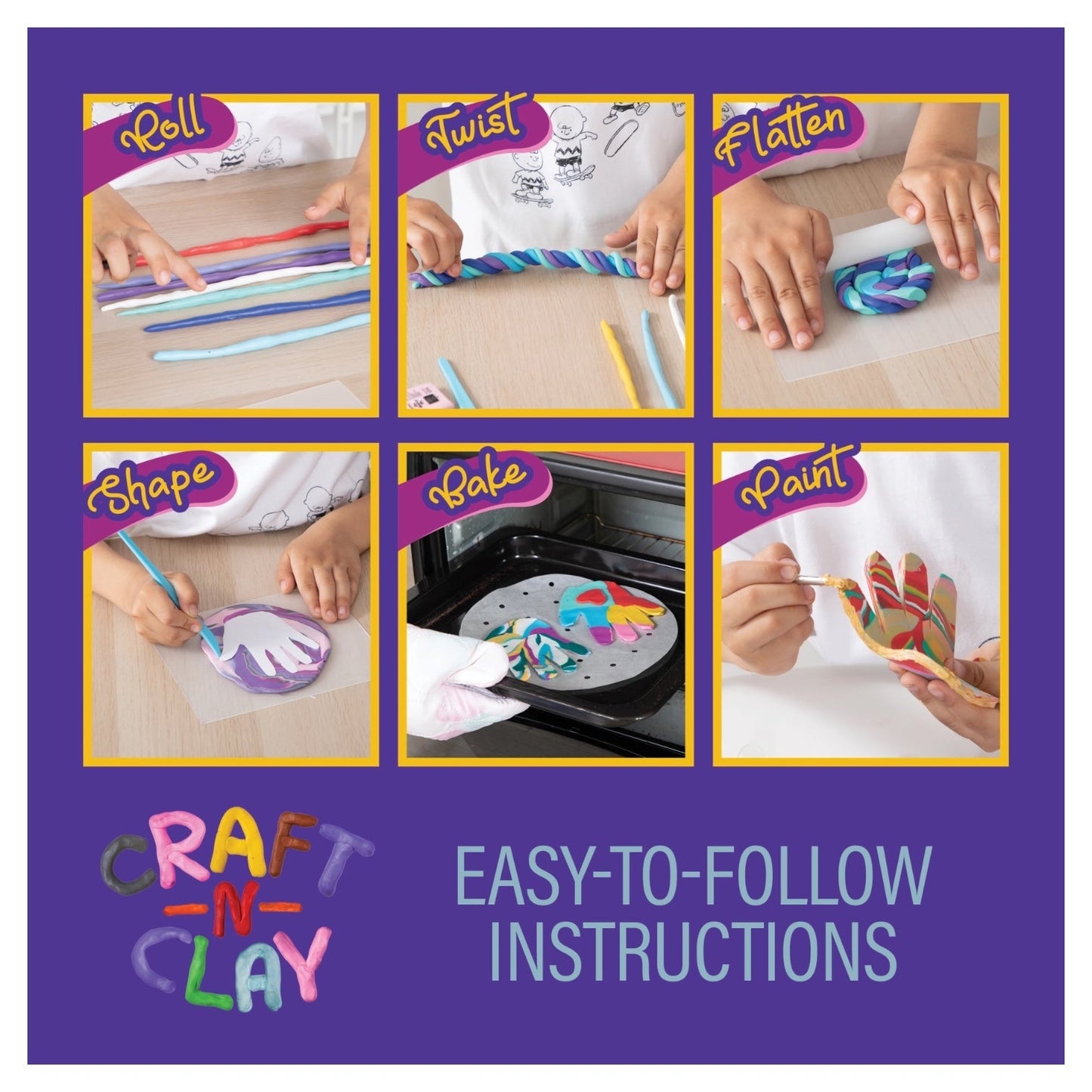 Craft & Clay Handprint Dish Kit