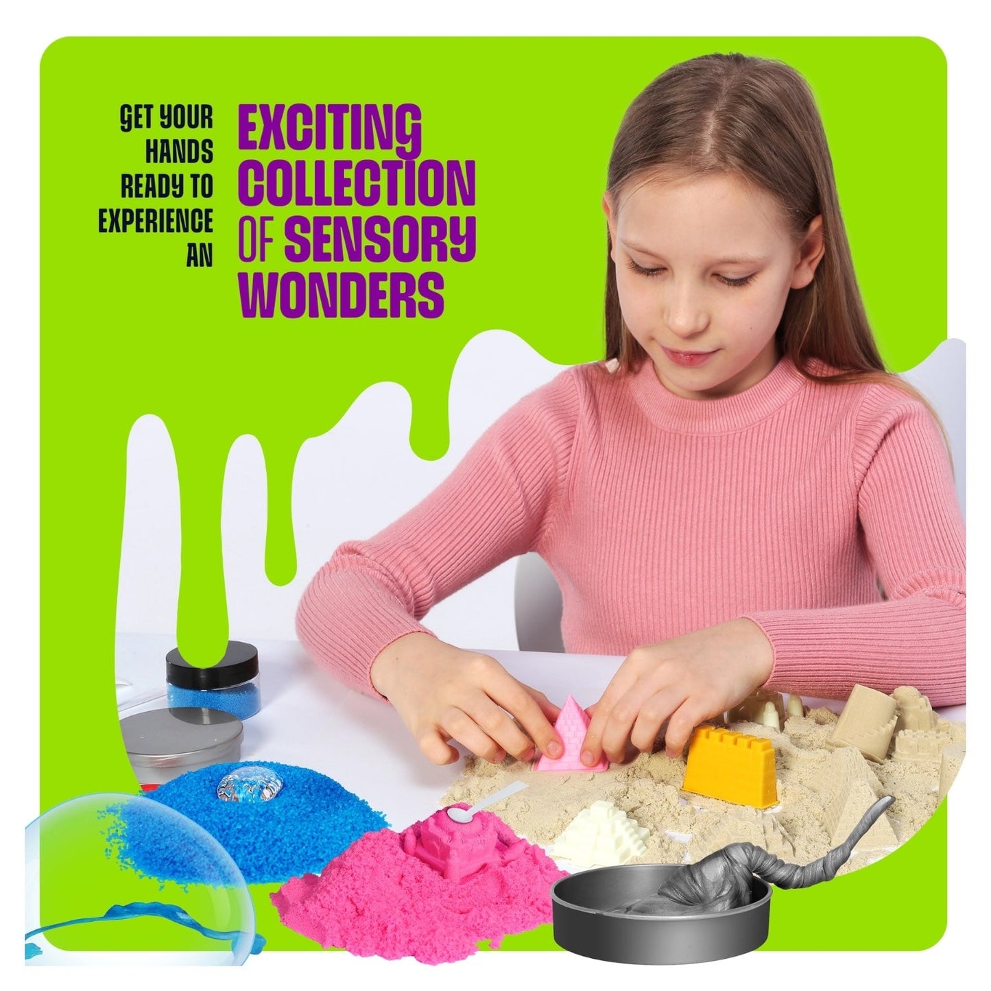 Slime, Putty & Sand Sensory Science Kit
