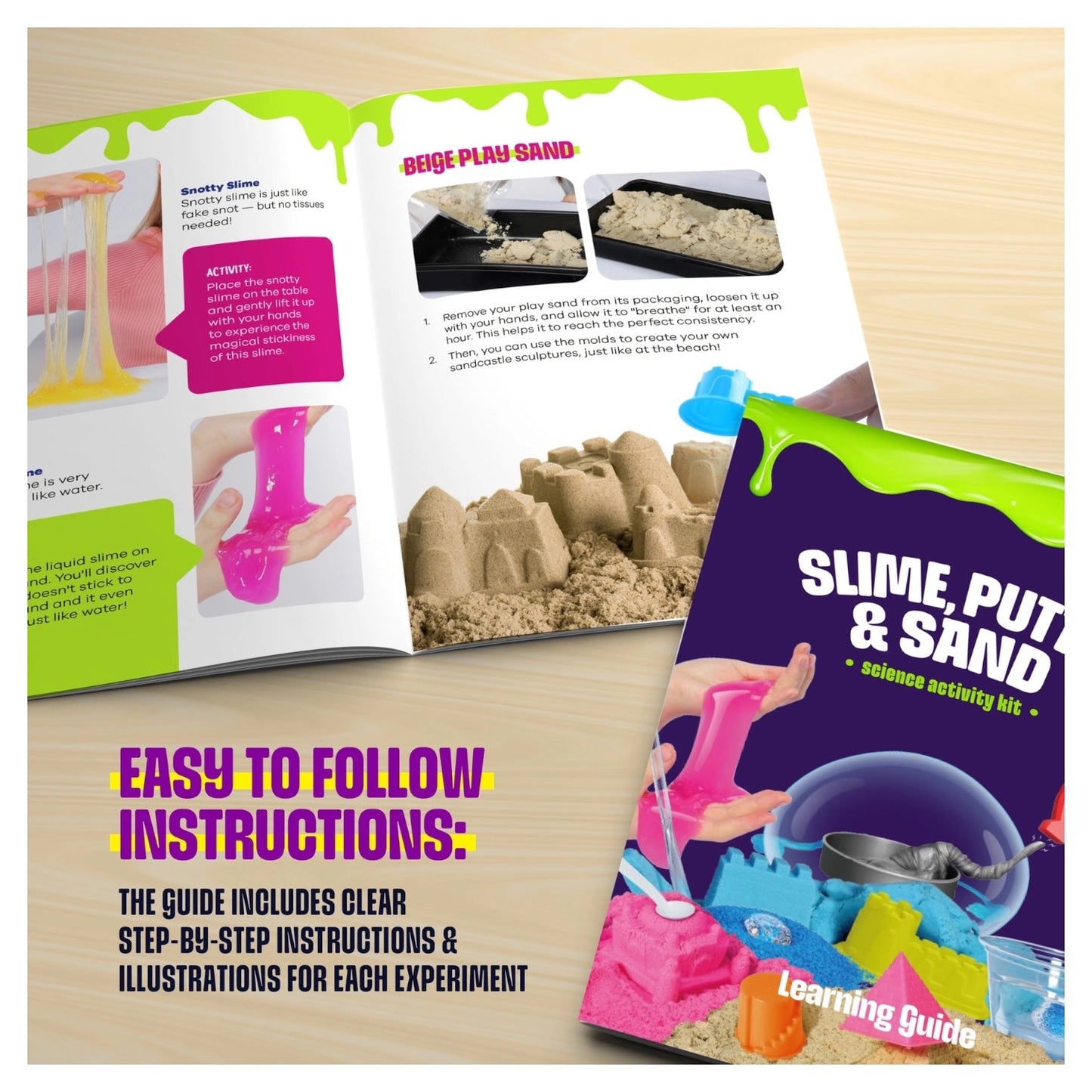 Slime, Putty & Sand Sensory Science Kit