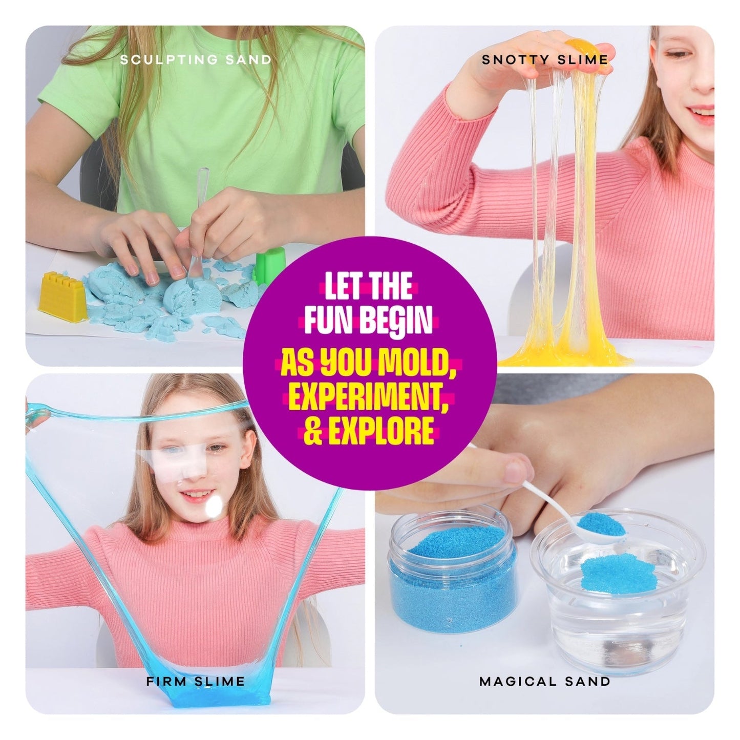 Slime, Putty & Sand Sensory Science Kit