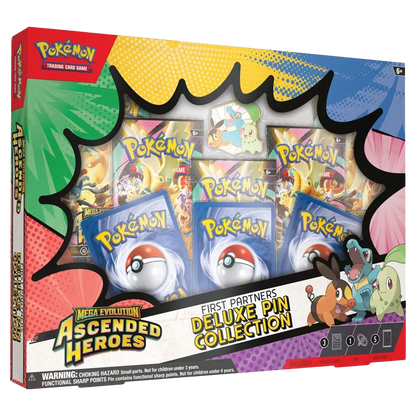 Pokémon - Mega Evolution: Ascended Heroes - First Partners Deluxe Pin Collection
