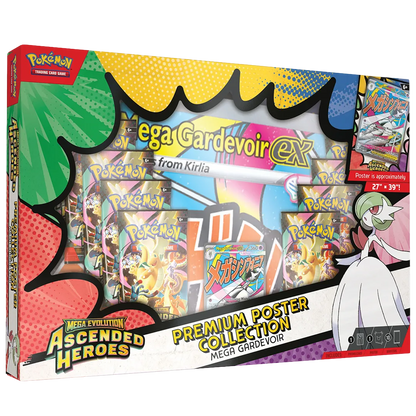 Pokémon - Mega Evolution: Ascended Heroes - Premium Poster Collection Mega Lucario & Mega Gardevoir [Set Of 2]