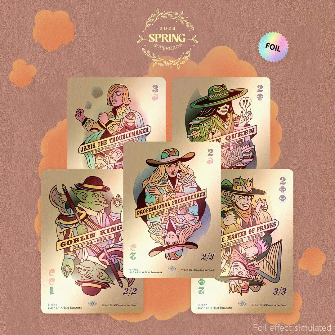 Secret Lair Drop - Poker Faces [Rainbow Foil Edition]