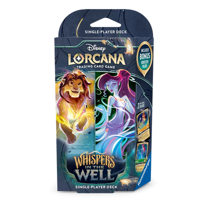 Disney Lorcana: Whispers in the Well Starter Deck [Amber & Emerald]