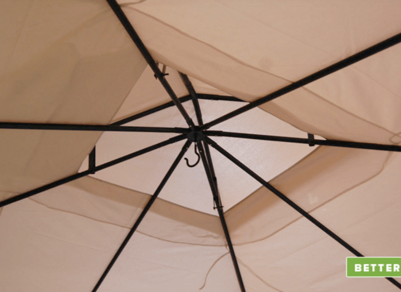 Bamboo Look Gazebo Replacement Canopy L-GZ136PST - RIPLOCK 350