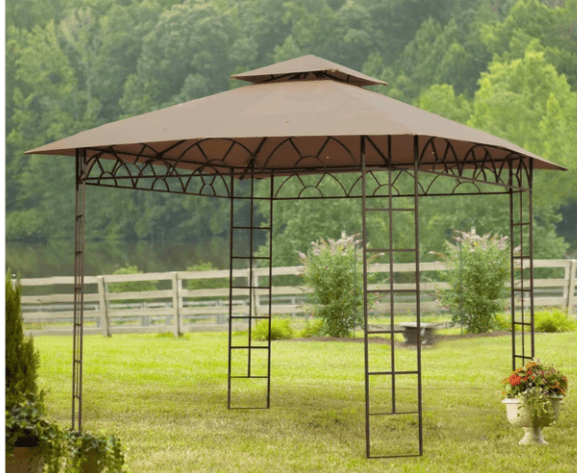 Beige Replacement Canopy For Sun Gazebo (10X10 Ft) L-GZ673-3A Sold At BigLots