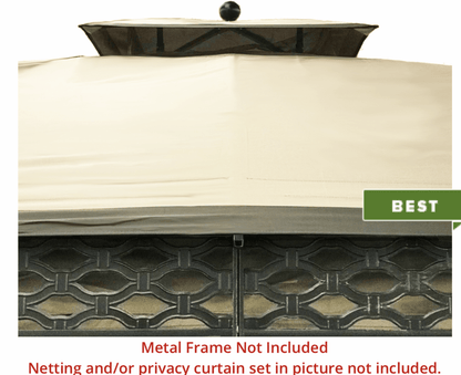 Domed Gazebo Refresh kit Canopy, Curtain , Screen Set Model L-GZ18PST-A