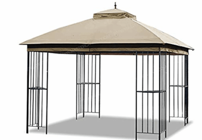 Gazebo 10x10 Allen and Roth Replacement canopy and vent cover set model L-GZ039PST-G RIPLOCK 350
