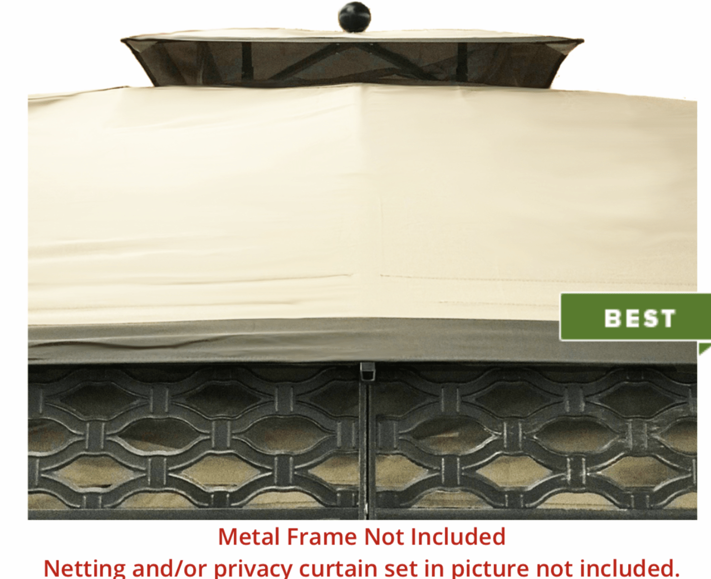 Gazebo Refresh kit Canopy, Curtain , Screen Set Model Big Lots Dome