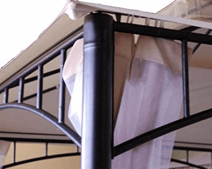 Gazebo Rip Lock 500 Replacement Canopy and Vent Cover for Gazebo L-GZ111PST Beige) 10x10